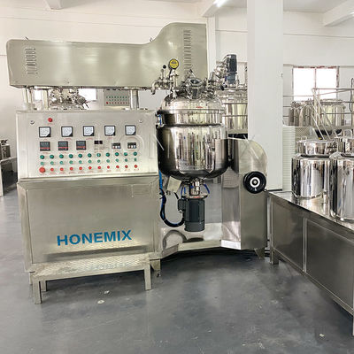 Próżniowy homogenizator Emulgator Mixer 4KW Maszyna do mieszania kremów do ciała