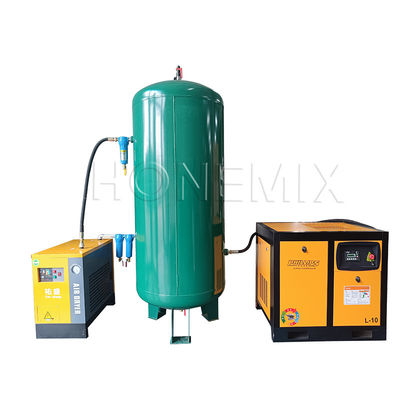 Mocny sprzęt pomocniczy 7.5KW / 10HP zestaw sprężarki powietrza śrubowego
