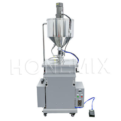 Kosmetyczna maszyna do napełniania balsamem podgrzewanym Semi-Auto Vertical Filling Machine