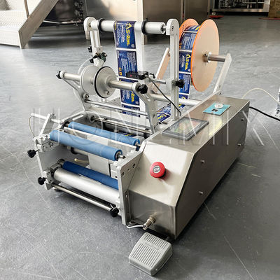 Mała maszyna do etykietowania naklejek stołowych 100W Semi Auto Precision