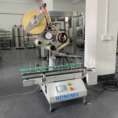 Desktop Flat Bottle Labeling Machine elektryczny Automatyczny Aplikator Etykiet