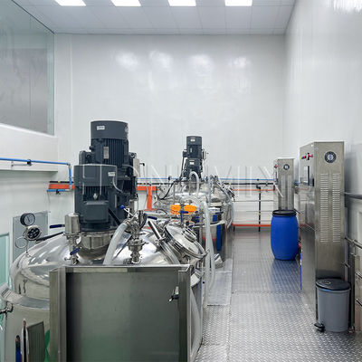 Hygieniczne próżniowe emulgator mieszalny 2000L 3000L maszyna do produkcji pasty do zębów