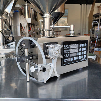 Maszyna do wypełniania butli z płynnym olejem Semi-Auto Perystaltic Pump Table-Top Filler