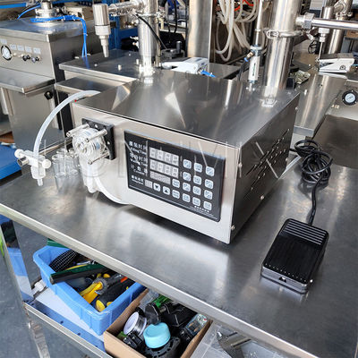 Maszyna do wypełniania butli z płynnym olejem Semi-Auto Perystaltic Pump Table-Top Filler